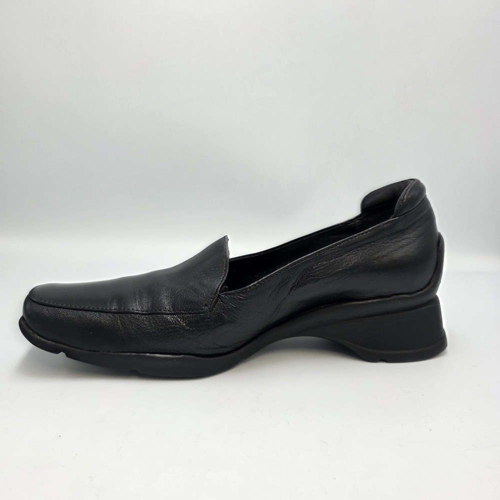 Di Verona - Vintage Italian Black Leather Shoe Ahead Of Its Time, Size 36 Eu View 3